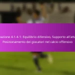 Fallimenti tattici: fermare i contropiedi, posizionamento, ruoli dei giocatori